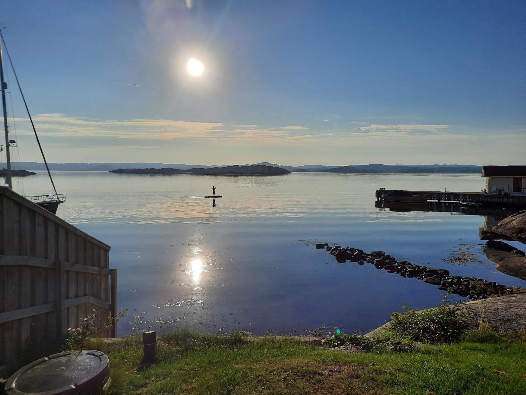 Cabin At The Sea Close To Public Beach With A Jumpingtower Hoviksnas Exterior foto